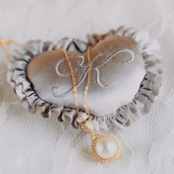 Handmade Genuine Freshwater Pearl Goldtone Natural Pearl Silver Bridal Necklace - Picture 10 of 10